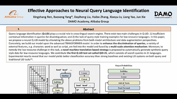 Effective Approaches to Neural Query Language Identification