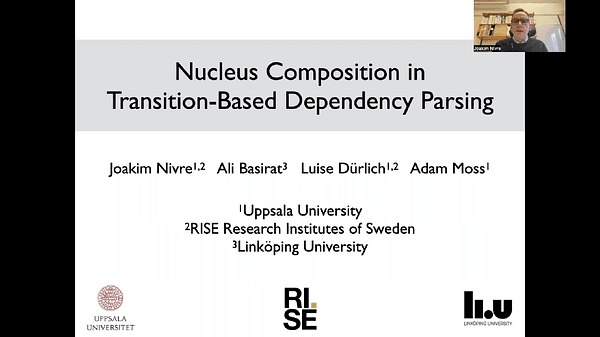 Nucleus Composition in Transition-Based Dependency Parsing
