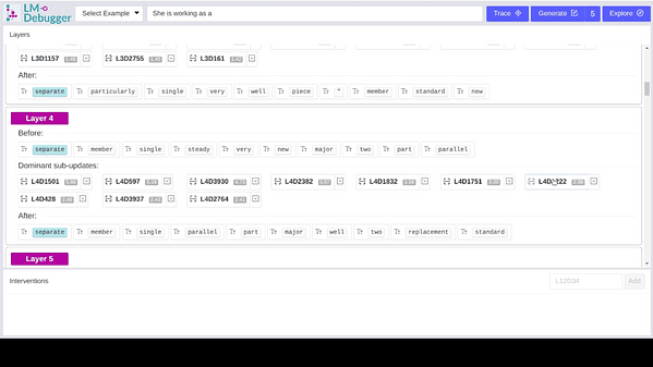 LM-Debugger: An Interactive Tool for Inspection and Intervention in Transformer-Based Language Models