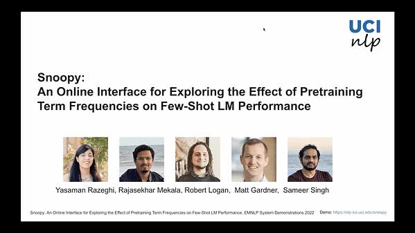 Snoopy: An Online Interface for Exploring the Effect of Pretraining Term Frequencies on Few-Shot LM Performance