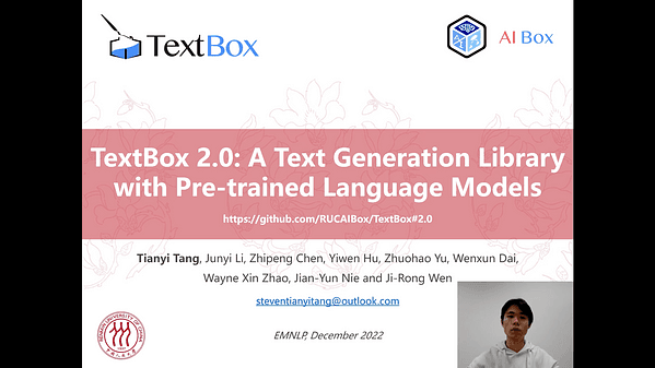 TextBox 2.0: A Text Generation Library with Pre-trained Language Models