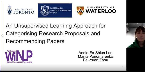 An Unsupervised Learning Approach for Categorising Research Proposals and Recommending Papers