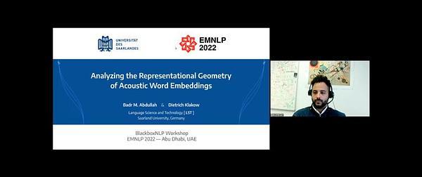 Analyzing the Representational Geometry of Acoustic Word Embeddings