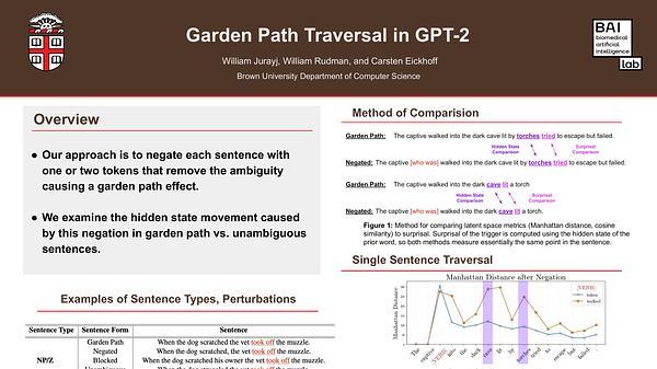 Garden Path Traversal in GPT-2