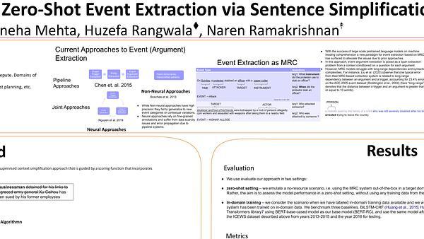 Improving Zero-Shot Event Extraction via Sentence Simplification