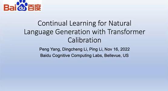 Continual Learning for Natural Language Generations with Transformer Calibration