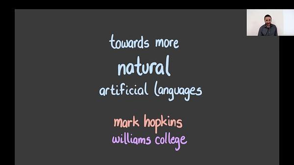 Towards More Natural Artificial Languages