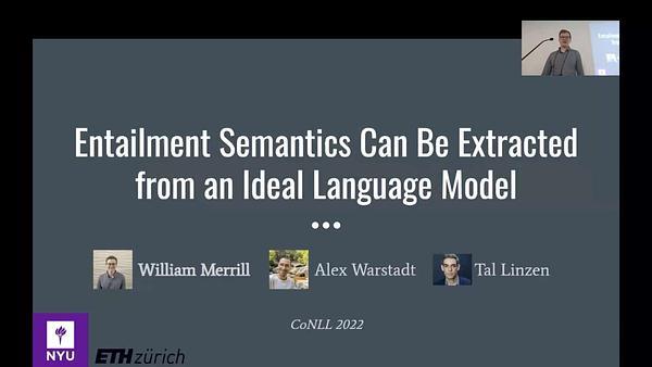 Entailment Semantics Can Be Extracted from an Ideal Language Model
