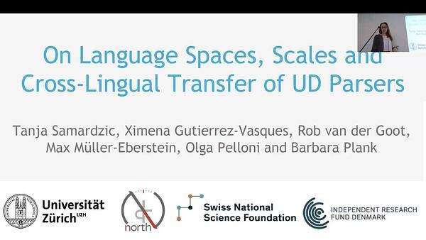 On Language Spaces, Scales and Cross-Lingual Transfer of UD Parsers