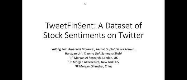 TweetFinSent: A Dataset of Stock Sentiments on Twitter