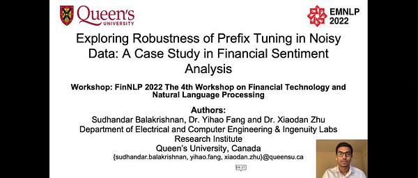 Exploring Robustness of Prefix Tuning in Noisy Data: A Case Study in Financial Sentiment Analysis