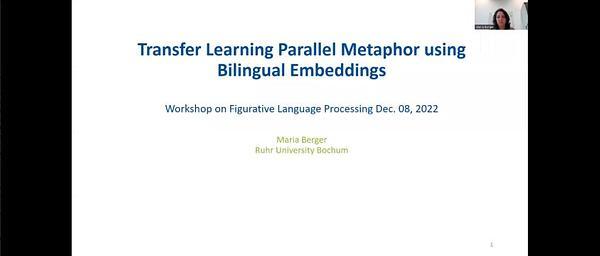 Transfer Learning Parallel Metaphor using Bilingual Embeddings