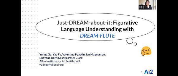 Just-DREAM-about-it: Figurative Language Understanding with DREAM-FLUTE