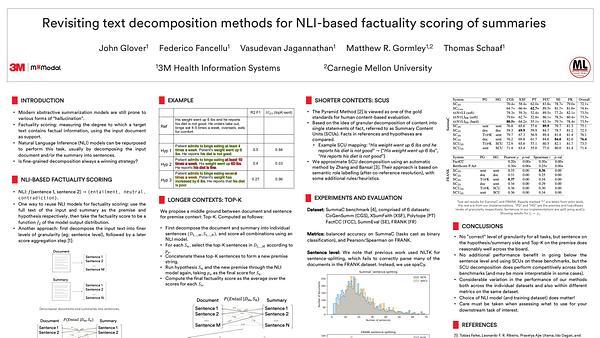 Revisiting text decomposition methods for NLI-based factuality scoring of summaries