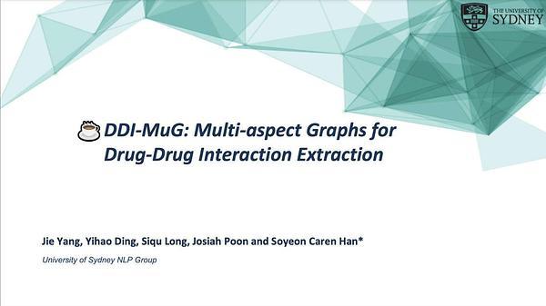 DDI-MuG: Multi-aspect Graphs for Drug-Drug Interaction Extraction