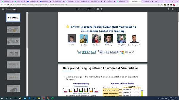 LEMON: Language-Based Environment Manipulation via Execution-Guided Pre-training
