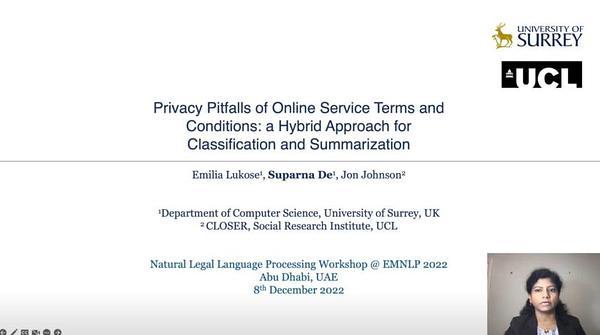 Privacy Pitfalls of Online Service Terms and Conditions: a Hybrid Approach for Classification and Summarization