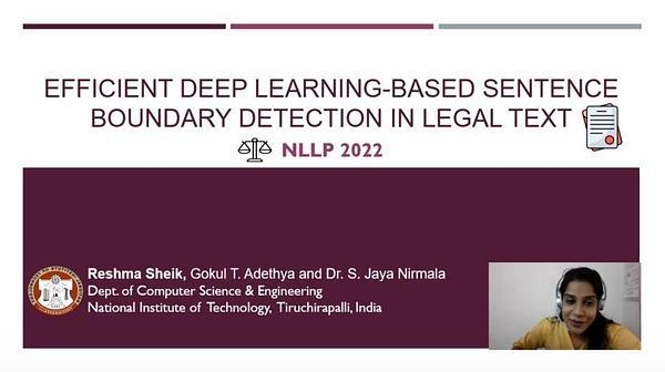 Efficient Deep Learning-based Sentence Boundary Detection in Legal Text