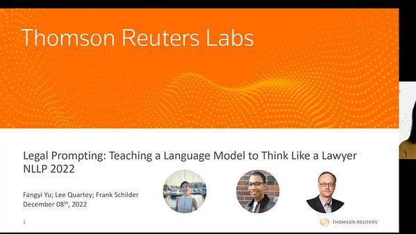 Legal Prompting: Teaching a Language Model to Think Like a Lawyer