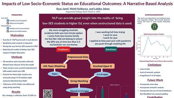 Impacts of Low Socio-economic Status on Educational Outcomes: A Narrative Based Analysis