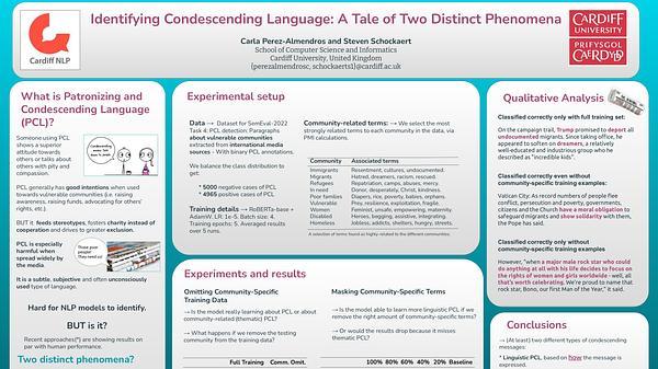 Identifying Condescending Language: A Tale of Two Distinct Phenomena?