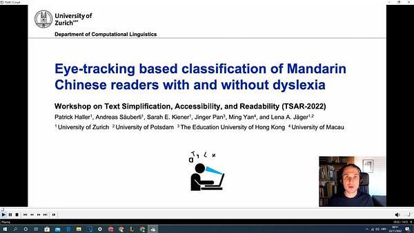 Eye-tracking based classification of Mandarin Chinese readers with and without dyslexia using neural sequence models