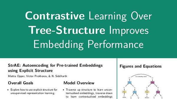 StrAE: Autoencoding for Pre-Trained Embeddings using Explicit Structure