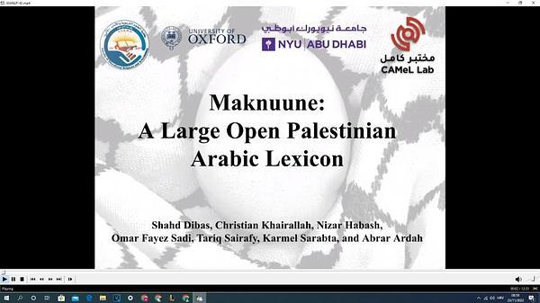 Maknuune: A Large Open Palestinian Arabic Lexicon