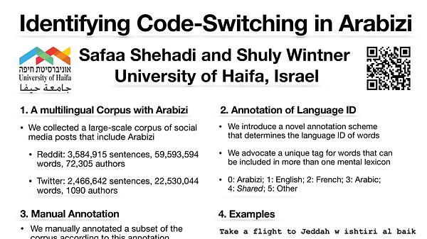 Identifying Code-switching in Arabizi