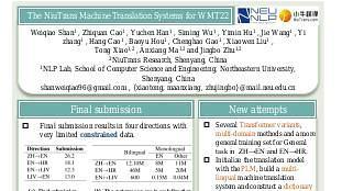 The NiuTrans Machine Translation Systems for WMT22