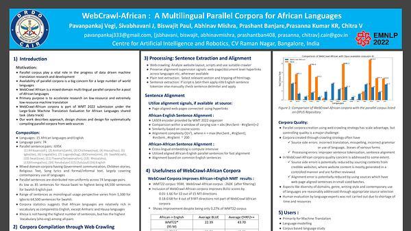 WebCrawl African : A Multilingual Parallel Corpora for African Languages