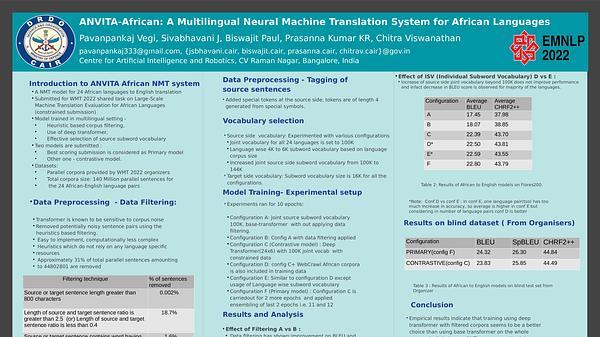 ANVITA-African: A Multilingual Neural Machine Translation System for African Languages