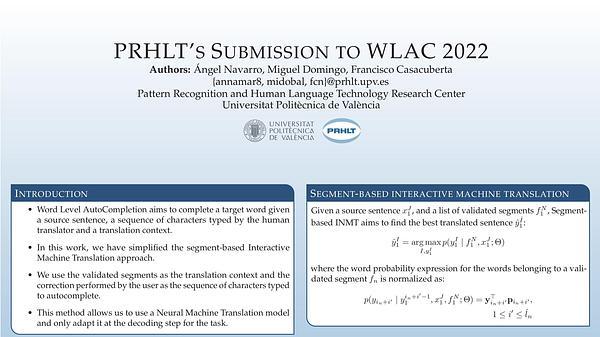 PRHLT's Submission to WLAC 2022