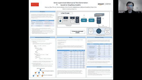 Semi-supervised Adversarial Text Generation based on Seq2Seq models