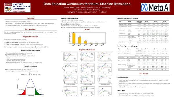 Data Selection Curriculum for Neural Machine Translation