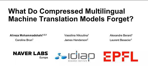 What Do Compressed Multilingual Machine Translation Models Forget?