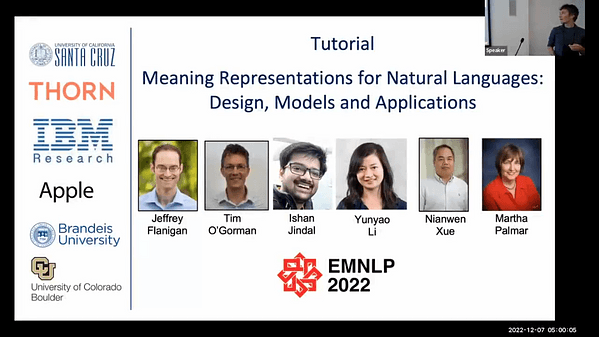 Meaning Representations for Natural Languages: Design, Models and Applications