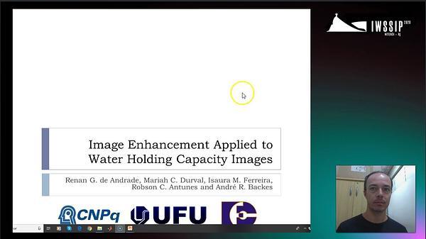 Image Enhancement Applied to Water Holding Capacity Images