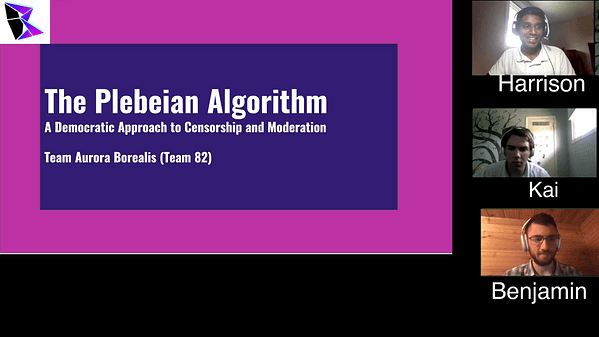 The Plebeian Algorithm A Democratic Approach to Censorship and Moderation