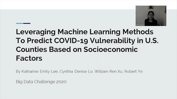 Leveraging Machine Learning Methods toPredict COVID-19 Vulnerability in U.S. CountiesBased on Socioeconomic Factors