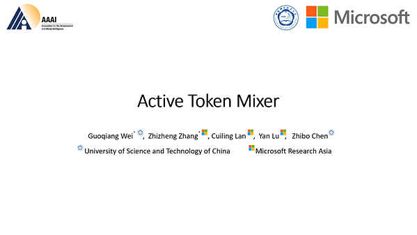 Active Token Mixer