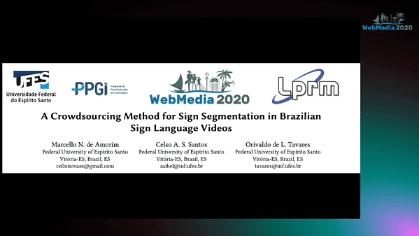 A Crowdsourcing Method for Sign Segmentation in Brazilian Sign Language Videos