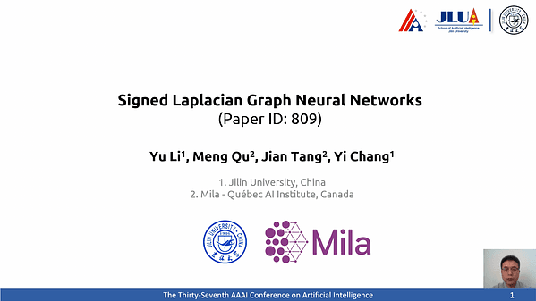 Signed Laplacian Graph Neural Networks