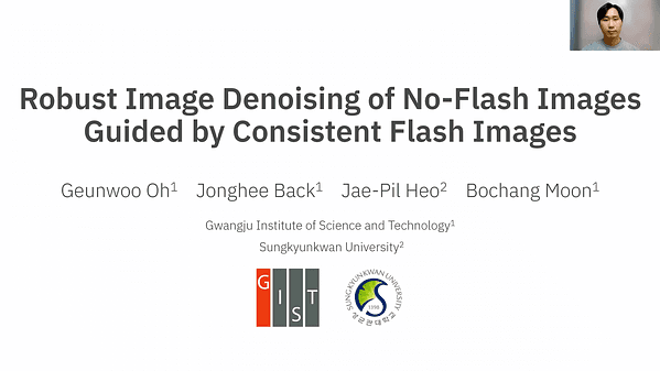 Robust Image Denoising of No-Flash Images Guided by Consistent Flash Images