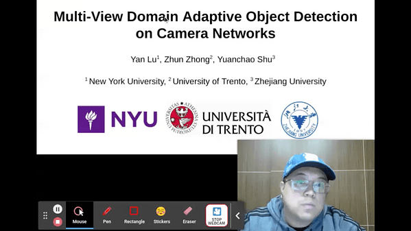 Multi-View Domain Adaptive Object Detection on Camera Networks
