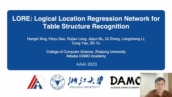LORE: Logical Location Regression Network for Table Structure Recognition