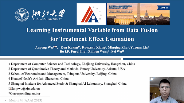 Learning Instrumental Variable from Data Fusion for Treatment Effect Estimation