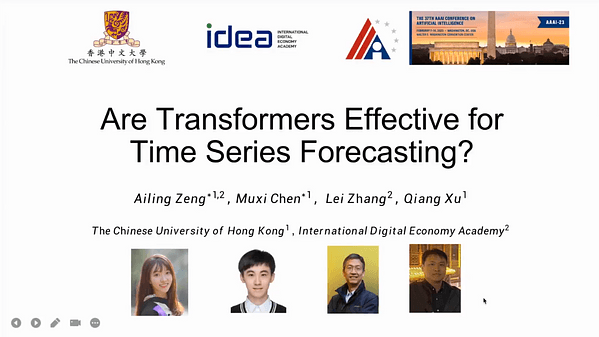 Are Transformers Effective for Time Series Forecasting?