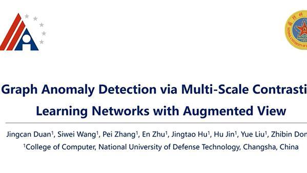 Graph Anomaly Detection via Multi-Scale Contrastive Learning Networks with Augmented View