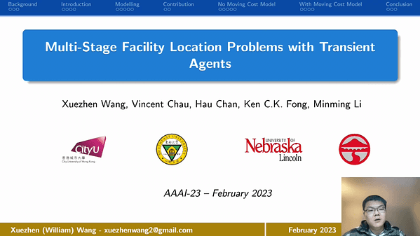 Multi-Stage Facility Location Problems with Transient Agents